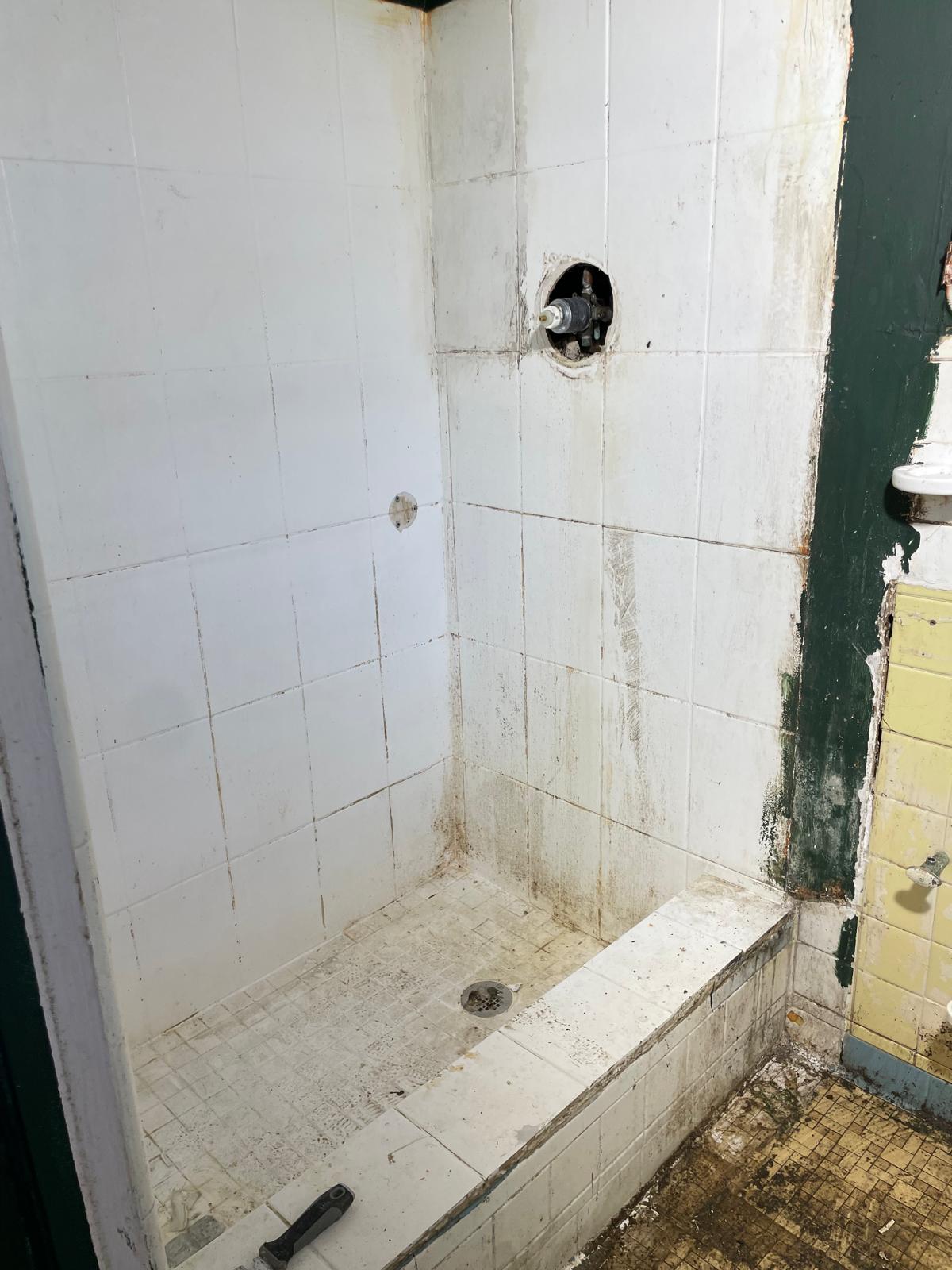 Bathtub Before Refinishing